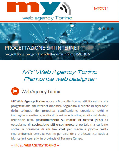 Sito web responsive design compatibile mobile - Creazione Siti Web Torino Piemonte Realizzazione Siti Internet E-commerce Webmaster Torino SEO posizionamento web